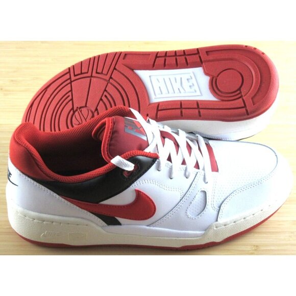 Nike Men\'s Full Force Low Basketball Shoes White Mystic Red Black Sizes NIB main image 5